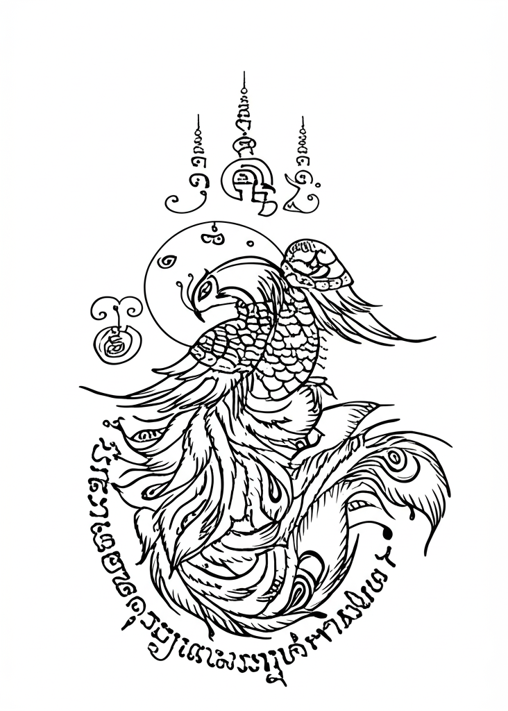 Yant Hongsa (Golden Swan)